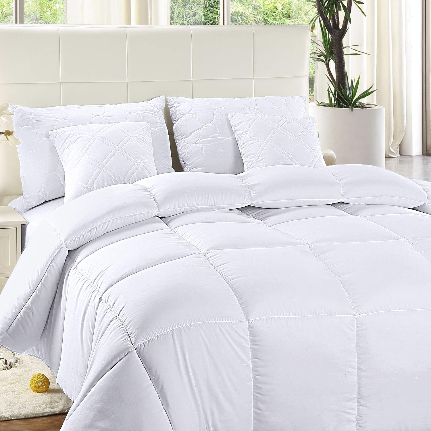 Utopia Bedding Comforter Duvet Insert Quilted Comforter with Corner