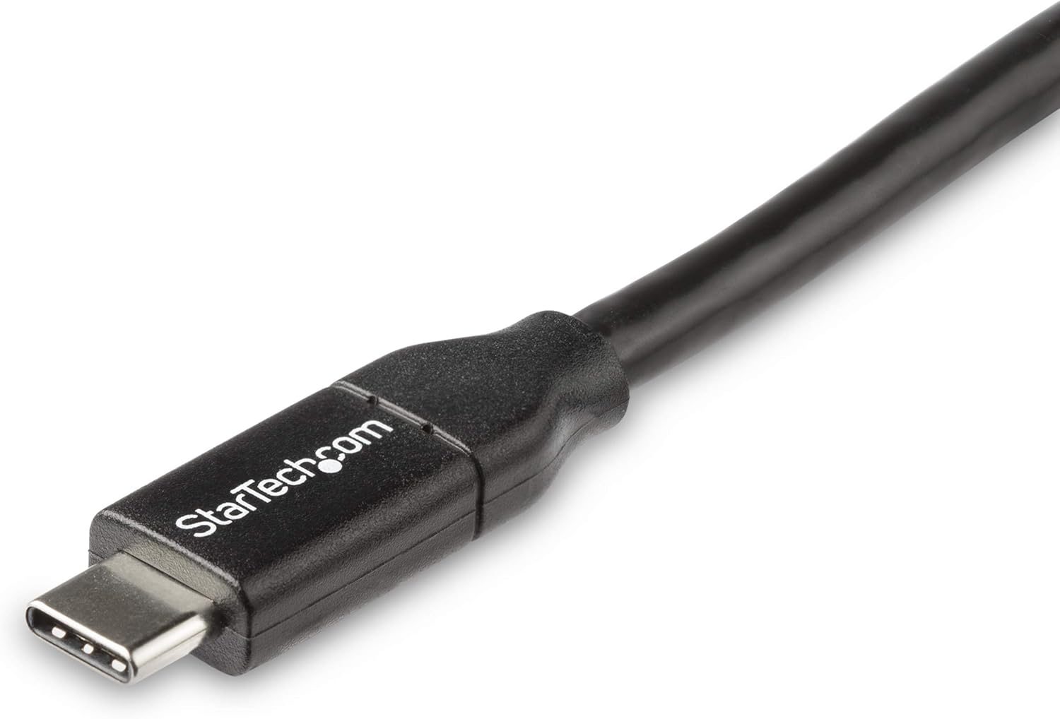 StarTech.com USB C to USB C Cable, 1.5 ft / 0.5m, 5A PD, White, USB 2.0, USB-IF Certified, USB Type C Cable - Image 3