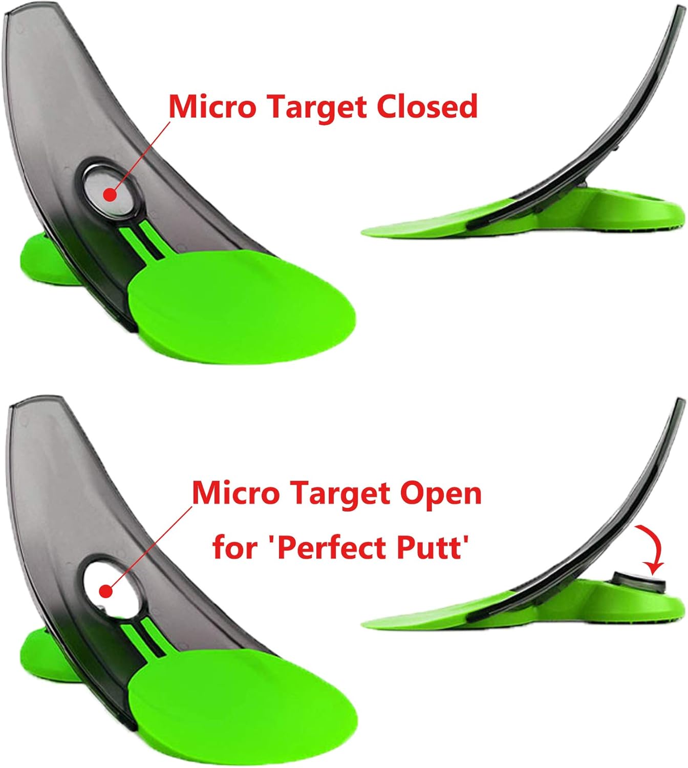 Pressure Putt Trainer, Foldable Putt Training Aid Golf Putting Training Tool for Indoor and Outdoor Golf Putting Practice : Sports & Outdoors