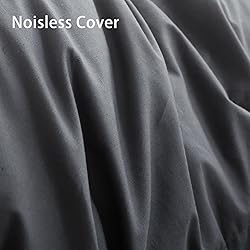 L LOVSOUL Grey Goose Down Comforter King Size,All