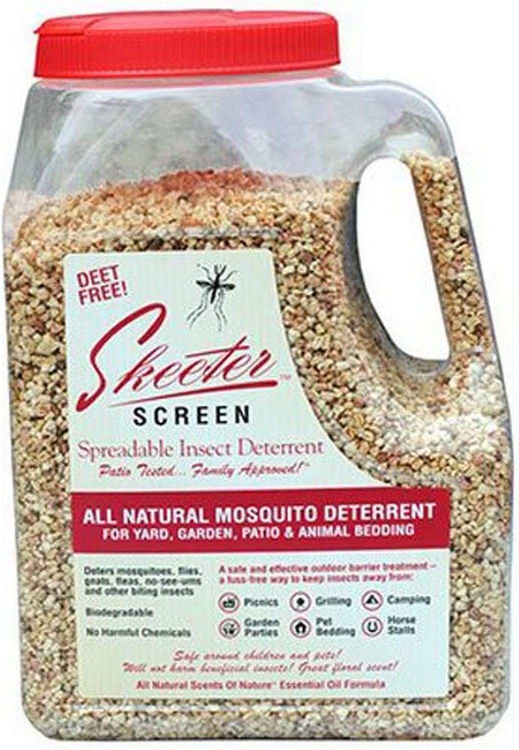 skeeter screen patio egg on Amazon Com Skeeter Screen 90800 Spreadable Insect Deterrent 4 Pound Garden Outdoor