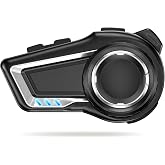 Chtoocy Motorcycle Helmet Bluetooth Headset, 10-Rider Group Helmet Speakers | V5.4 Intercom Communication System, CVC &amp; DPS Noise Cancellation, Music Share, 30-Hour Battery Life for Snowmobile/ATV