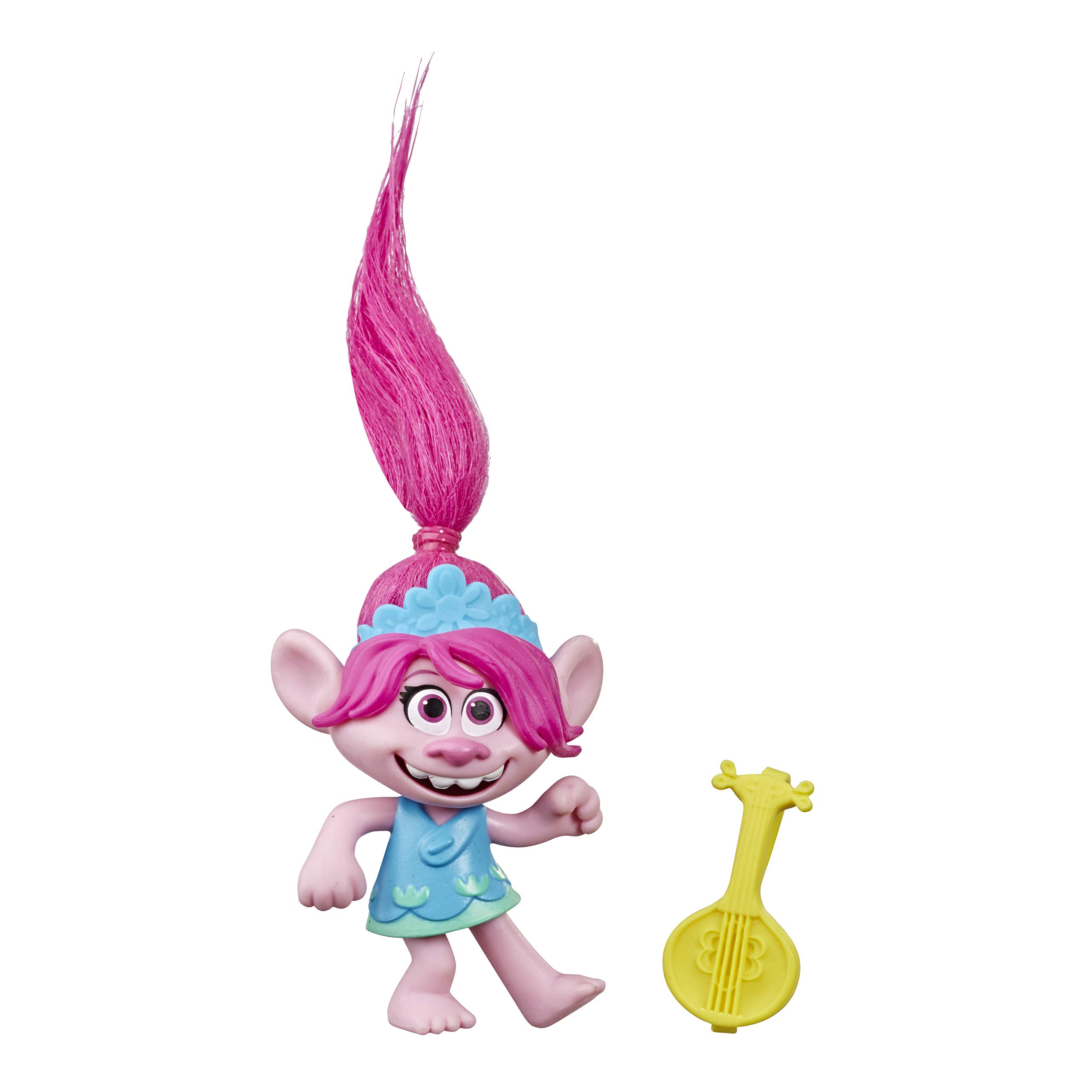 DreamWorks Trolls World Tour Trolls 4-Pack, Doll Collection with DreamWorks Poppy, Branch, Barb and Tiny Diamond, Toy for Children 4 and Up