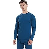 Iguana Mens 100% Merino Wool Base Layer Top - Winter Hiking Skiing Camping Thermal Underwear