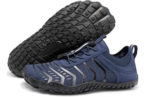 Barezoey 2025 New Hiking Barefoot Shoes Womens Mens Footwear,Wide Toe Box Water Shoe for Women Men,Zero Drop Comfortable & Non-Slip Barefoot Vitality Shoe Women's Athletic Footwear for Walking Hiking