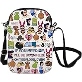 Tv Show Inspire Gift Tina Belcher Crossbody Bag Cartoon TV Show Merchandise Inspired Gift For Tina Fans