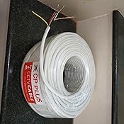 CP PLUS Copper Coaxial Cable 90 m (White): Amazon.in: Industrial ...