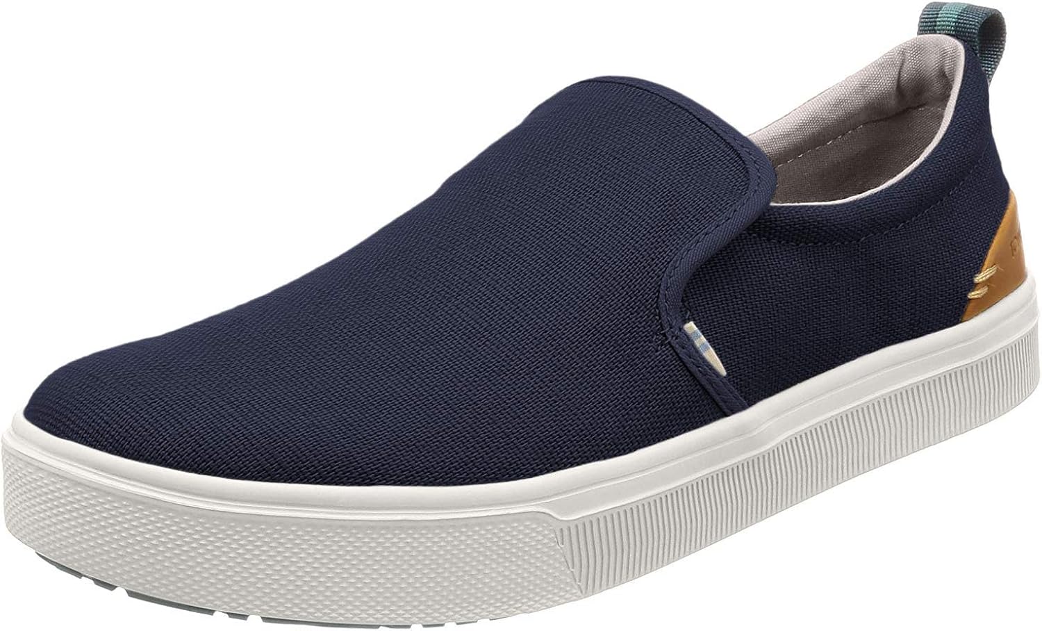 navy slip on trainers