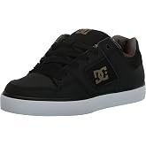 DC SHOES mens Pure Low Top Lace Up Casual Skate Shoe Sneaker