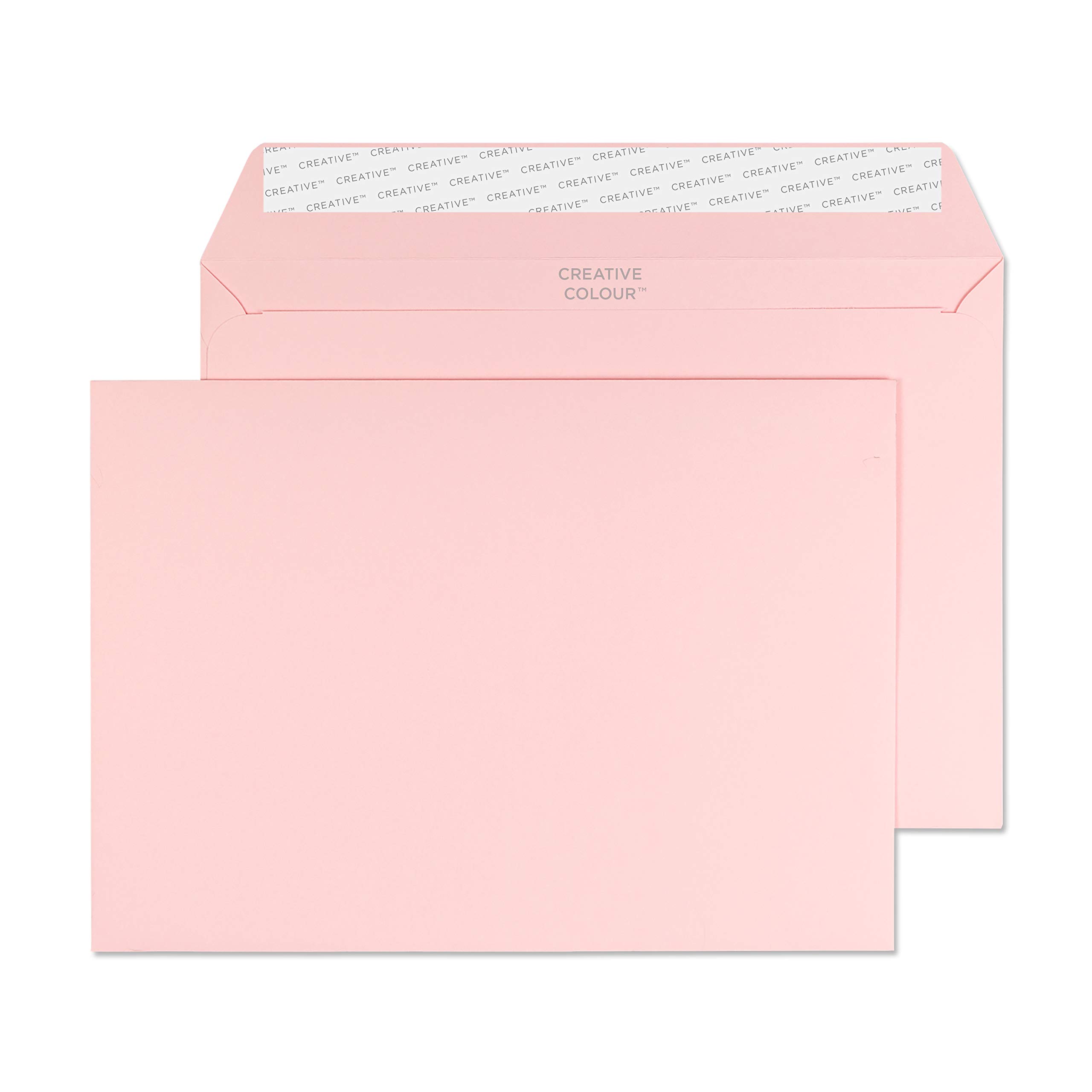 Blake Creative Colour C5 162 x 229 mm 120 gsm Peel & Seal Wallet Envelopes (301) Baby Pink - Pack of 500