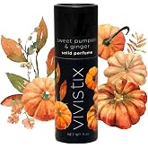 Solid Perfume Stick | Sweet Pumpkin and Ginger scent | Portable, pumpkin, ginger, autumn, fall, gourmand, seasonal travel perfume | Made in the USA | no parabens, phthalates, or preservatives