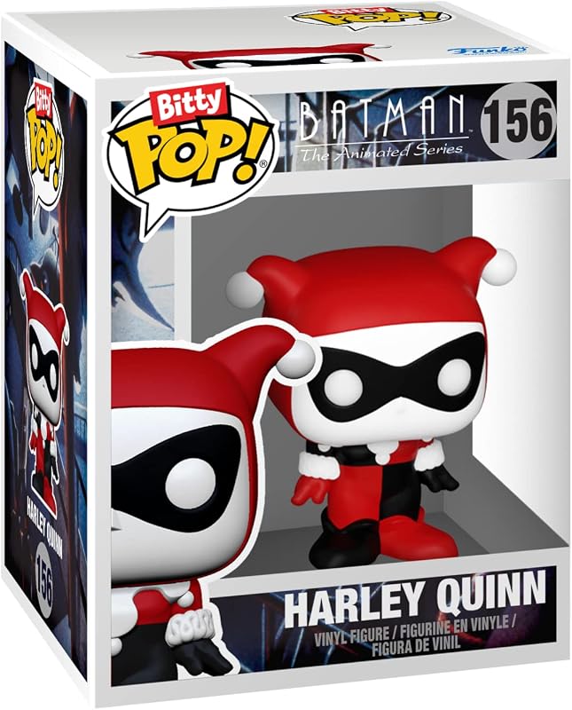 Funko bitty pop! dc - harley quinn, o coringa, a hera venenosa e uma minifigura surpresa misteriosa - 0,9 polegadas (2,2 cm) ​​- dc comics colecionável - prateleira empilhável incluída - ideia para presente — foto 4 de 8