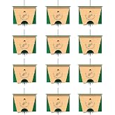 Turbo Trap 2.0 Carpenter Bee Trap for Outside by Best Bee Brothers, 12-Pack | Professional-Grade Carpenter Bee Trap with Bee Vault, Large Viewport, Spring-Loaded Door and 9 ft Pull Cord
