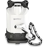 EvaClean Protexus Cordless Battery Powered Electrostatic Backpack Sprayer | 16.8V Rechargeable, 2.25-Gallon, 60-Micron Nozzle, 4Ft Hose - Commercial Disinfectant and Sanitizer - 23,000 Sq Ft Coverage