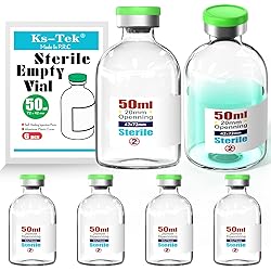 Ks-Tek Sterile Empty Vials with Self Healing