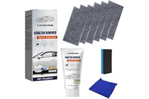 CAPEDIEM New Nano Sparkle Cloth Car Scratch Remover, Car Scratch Repair Paste, Car Scratch Repair Paste Polishing Wax, Nano Sparkle Cloth for Car Scratches, Magic Car Scratch Repair Cloth（6pcs+1pack）