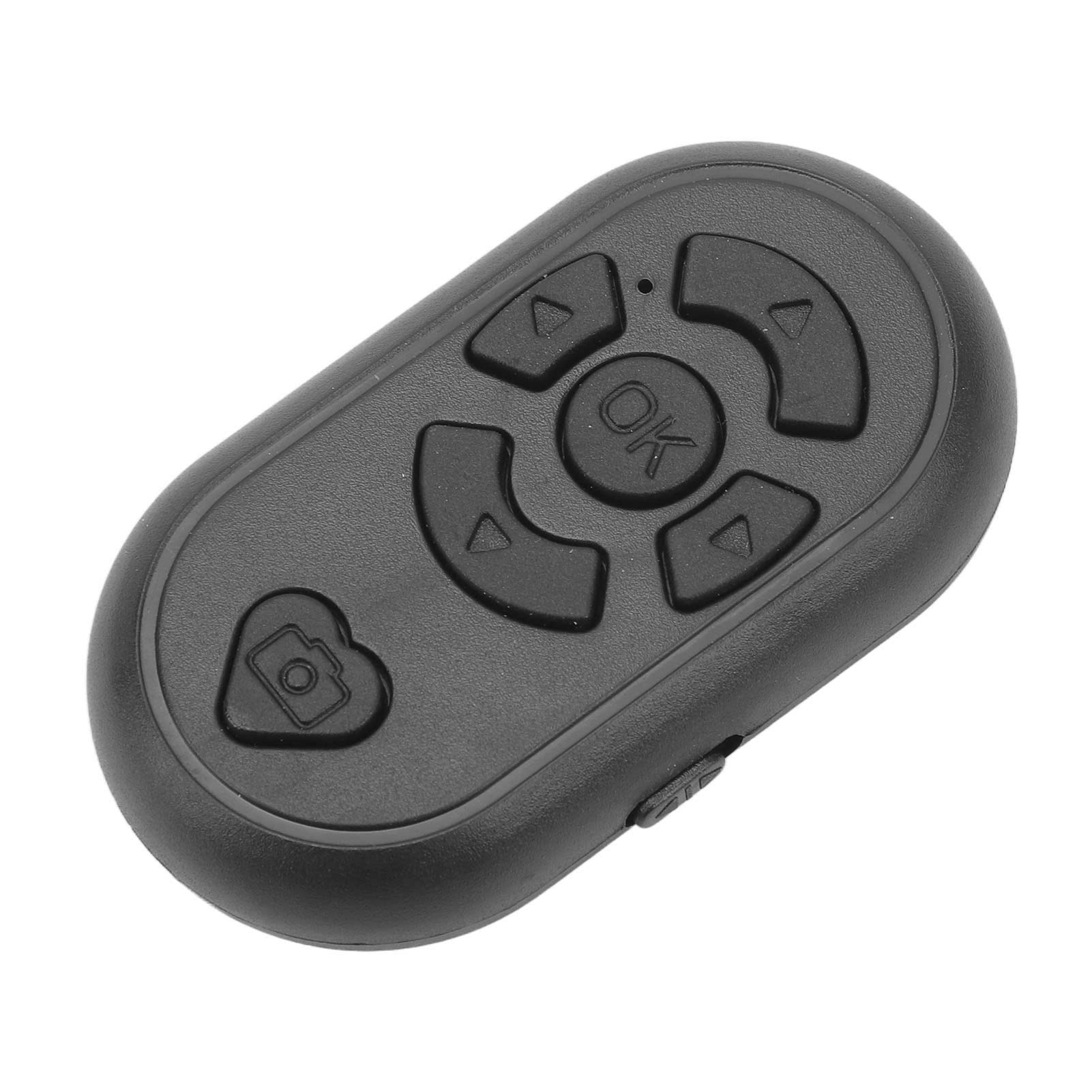 TikTok Remote Control, BT Hands Free Kindle App Page Turner, Rechargeable Camera Video Recording Remote TikTok Scrolling Ring Clicker for Phone (Black)