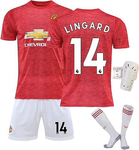 Amazon Co Jp マンuサッカーのスウェット リンガードno 14子供と大人のサッカー服装セット サッカースウェットパンツ 靴下 膝を保護して 息を吸って汗を吸います 22 赤い ホーム キッチン