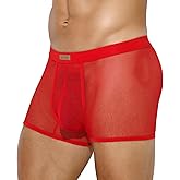Arjen Kroos Sexy Underwear for Men Breathable Mesh Boxer Briefs Comfort Soft Trunks