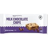 Amazon Grocery, Milk Chocolate Chips, 12 Oz (Previously Amazon Fresh, Packaging May Vary)
