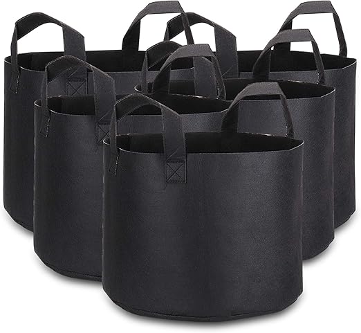PEYOU 5X 30l Saco para Plantas, Bolsa de Cultivo de Plantas de ...