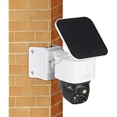 CaGuan Wall Mount Bracket for Eufy Security SoloCam S340/E30/E42, Rust-Proof Metal Corner Mount for Eufy S340 Solar Security Camera with Coverage of 270&deg; on Both Sides of The House