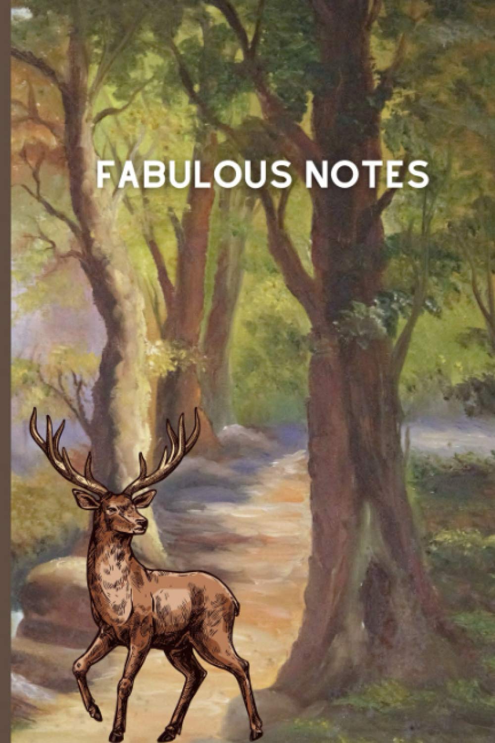 Deer Notebook: 100 Page Notebook A5, Extra Chunky 100 page Journal in multicolor , 100 pages - 50 sheets, Classic Lined pages, College Ruled paper , ... Cover: 6''9'' in 100 pages Notebook Notepad