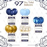 FlixCart Blue Balloons Arch Kit 101 Pcs Navy Gold DIY Garland Kit view 4