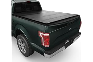 AUTOSAVER88 FRP Truck Bed Tonneau Cover Hard Tri-fold Fits for Ford F-150 F150 2015-2025 5.5ft Bed (Excl. Raptor Series)