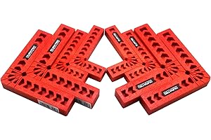 Oudtinx Positioning Squares, Woodworking Tool, 90 Degree Corner Clamp, Carpentry Squares, Carpenter Tool for Picture Frames, 
