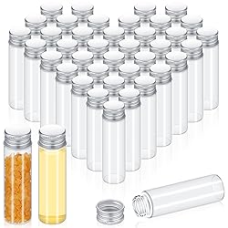 Didaey 100 Pcs Vials Clear Mini Glass Bottles with