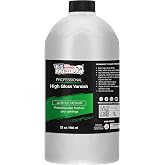 U.S. Art Supply 32 oz High Gloss Varnish for Acrylic Paintings | Clear Protective Finish with UV Protection