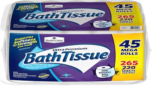 Amazon.com: Member's Mark Bath Tissue Ultra Premium, 2 ply (265 Sheets ...
