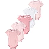 Calvin Klein Organic Baby Essentials 5 Pack Bodysuits