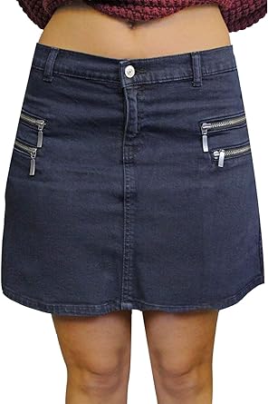 m and s denim skirt