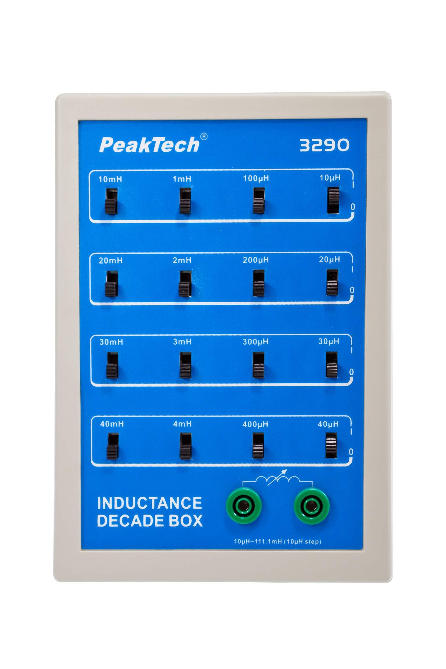 PeakTech High Precision Inductance Decade Box with slide switch