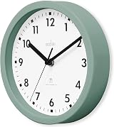 Acctim Nardo 20cm Radio Controlled Green Wall Clock - MSF Signal view 2