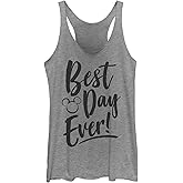 Women's Mickey & Friends Best Day Ever Racerback Tank Top