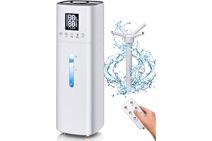 Honovos Humidifiers for Bedroom, 15L Wholehouse Humidifier for 2000 sq. ft, 600ml/h Cool Mist Humidifier for Large Room With Essential Oil Tray, Top Fill Floor Humidifier for Baby Yoga Plants