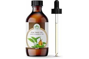 Yogti [Canadian Brand] Tea Tree Essential Oil - 120 ml, Australian Origin, Pure Natural Premium Grade with Glass Dropper - 12