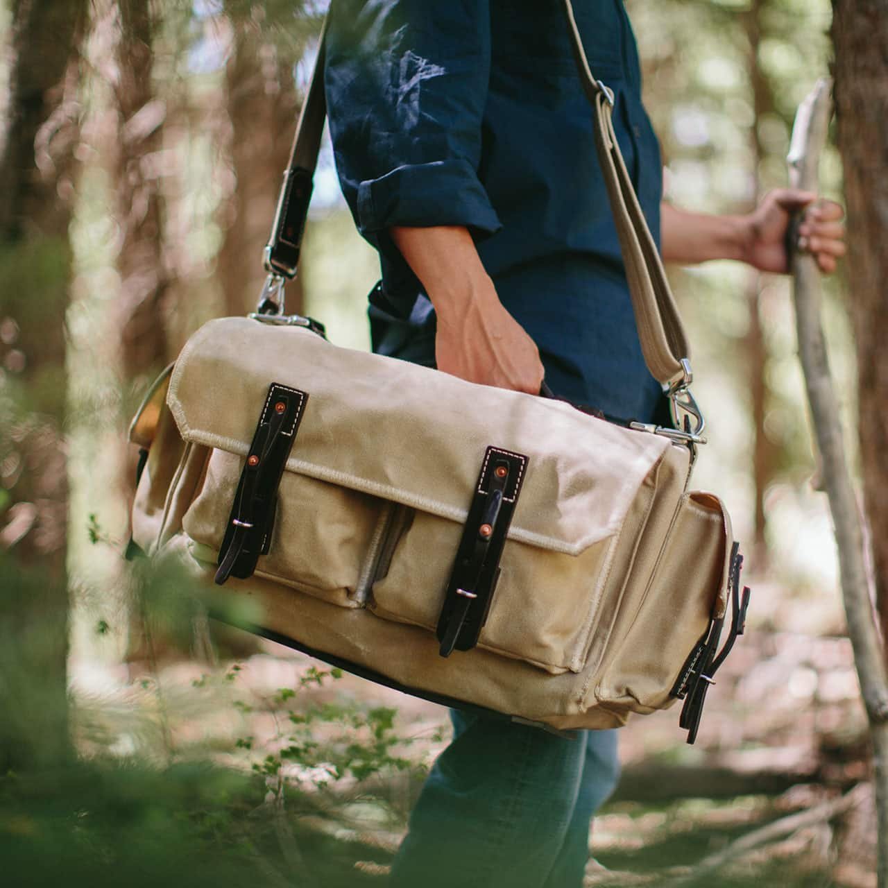 Saddleback Leather Co. Mountain back 5 Pocket Duffel by Saddleback