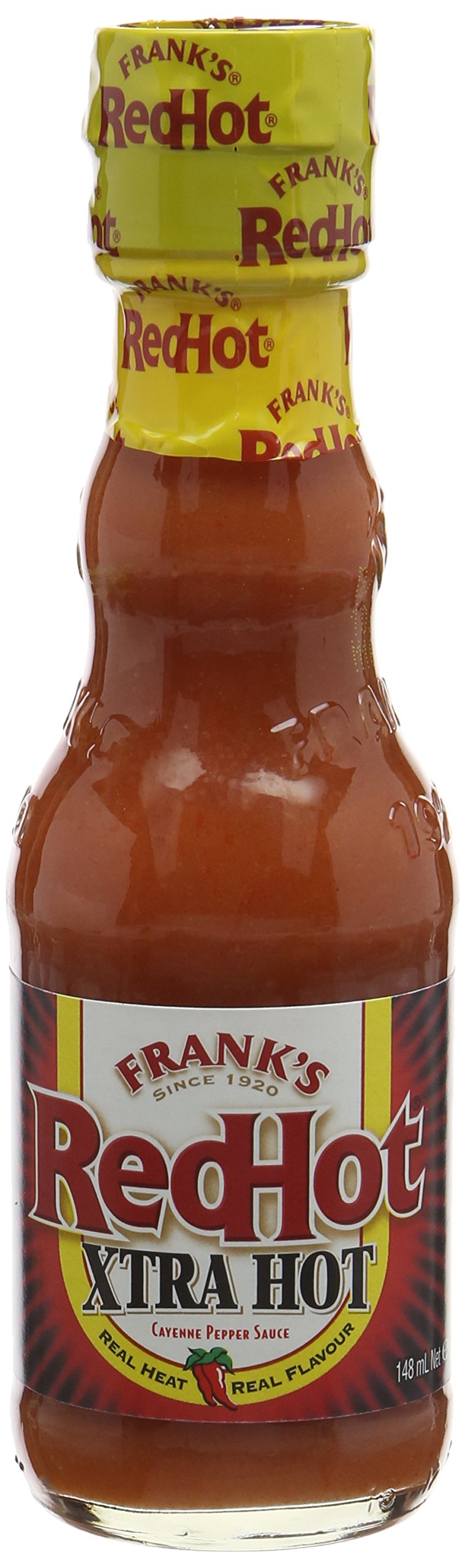 Frank's RedHot Xtra Hot Cayenne Pepper Sauce 148 ml (Pack of 6)