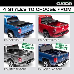 Gator Efx Hard Tri Fold Truck Bed Tonneau Cover Gc34008 Fits 2019 2020 Dodge Ram 1500 New Body Style 5 7 Bed W Out Rambox Made In The Usa Tamano 5 7 Bed