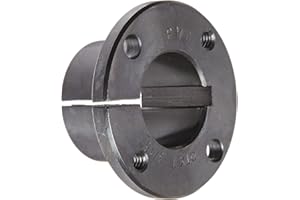 TB Woods Type QT QT1316 Sure-Grip Bushing, Inch, 1.188" Bore, 1.625" OD, 1.25" Length, 1750 lbs/in Torque, Standard Design, Standard Keyway