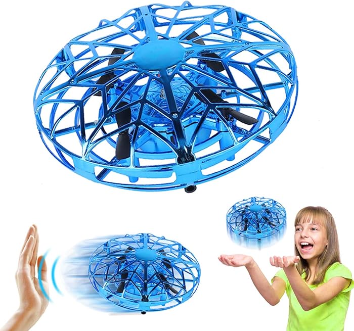 Joyfun Toys Boys Mini Drone Flying Toys for Kids Air Magic Hogs Hand Controlled UFO Remote Control Helicopter Birthday Gifts