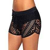 Lopie Women Board Shorts Bikini Bottom Swimsuit Skort Swimdress