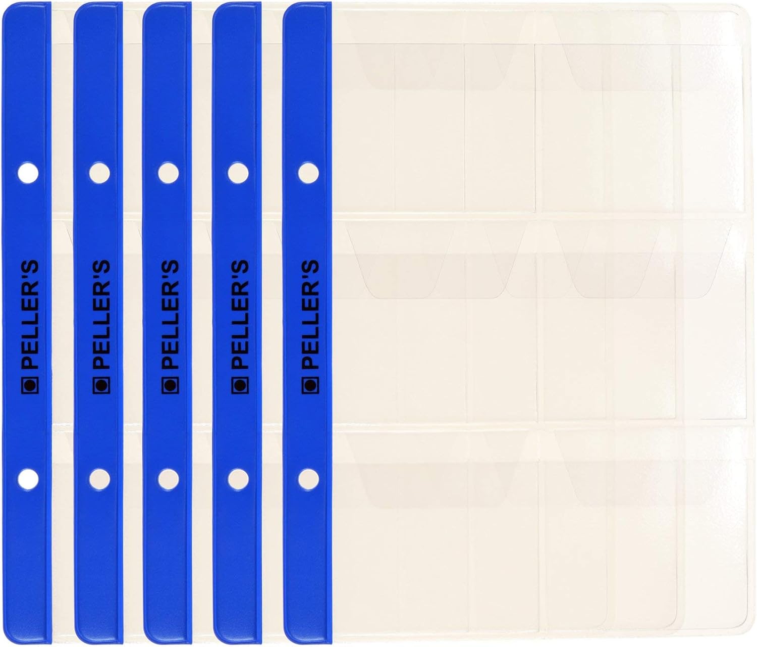 10 Collectors Sheets, 6 Pockets 2.17" X 2.17" (55mm X 55mm) On Each Page, for Big Coins up to 1.89" (48mm). Album S refill - Image 3