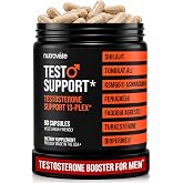 Testosterone Booster for Men with Tongkat Ali, Shilajit, KSM-66 Ashwagandha | [13-Plex] Testosterone supplement for men with Turkesterone, Fadogia Agrestis, Fenugreek &amp; Boron - manufactured in the USA