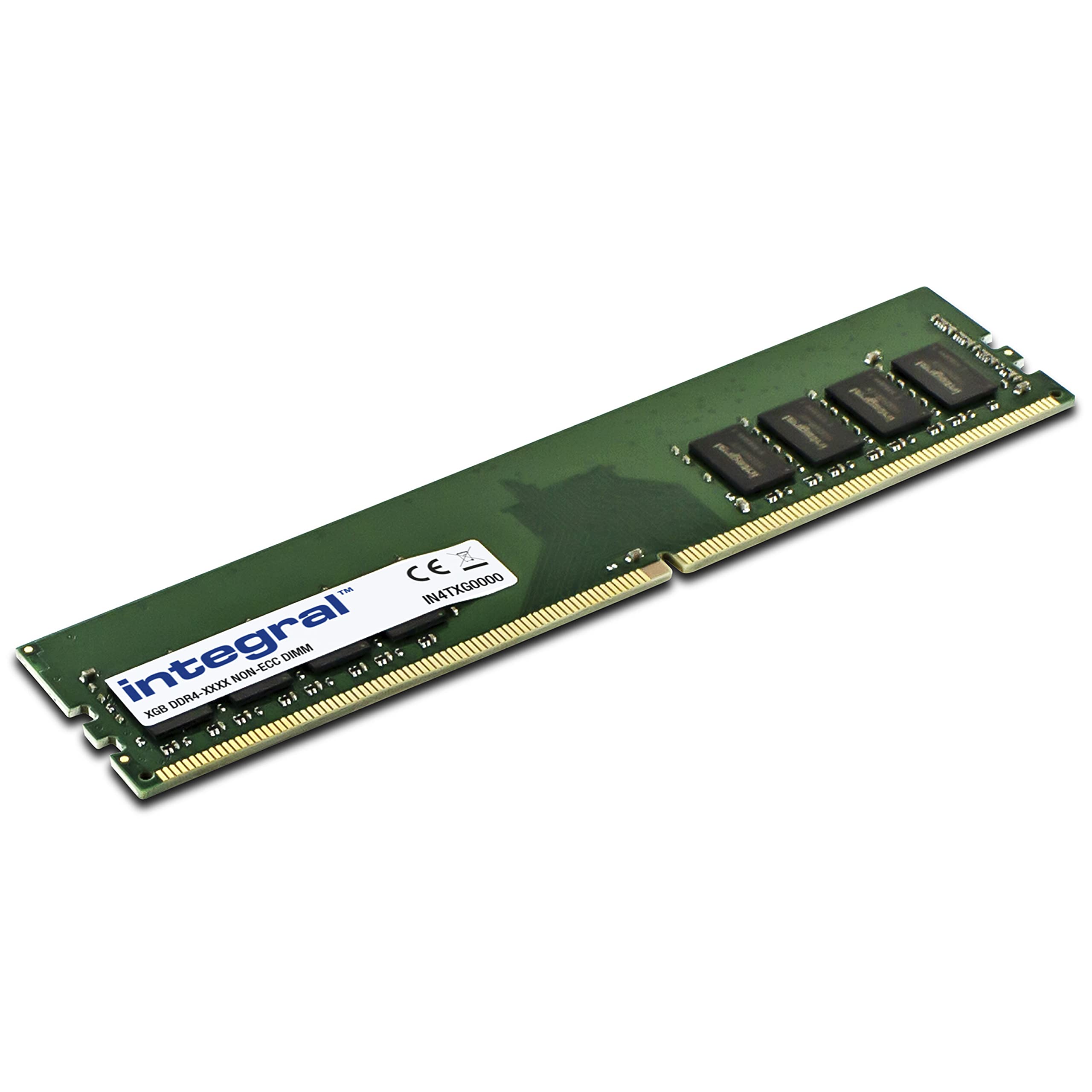 Integral 8GB DDR4 RAM 2400MHz PC4-19200 DIMM Desktop/Computer Memory Module