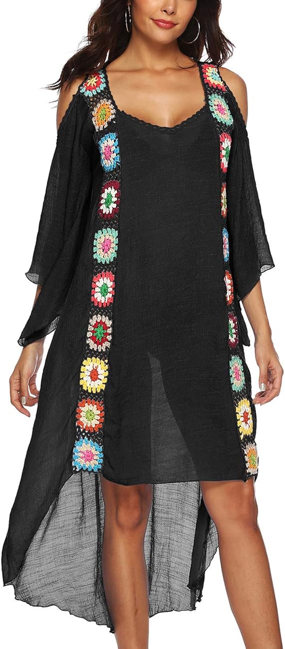 Bsubseach Womens Swimwear Turkish Kaftans Swimsuit Cover up Caftan